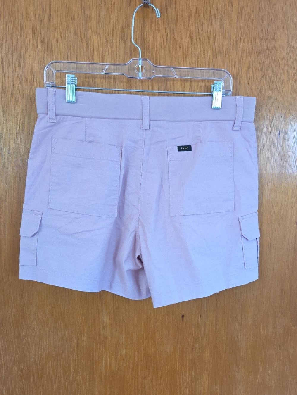 Lee Women's Light Pink Cargo Shorts - Picture 3 of 6